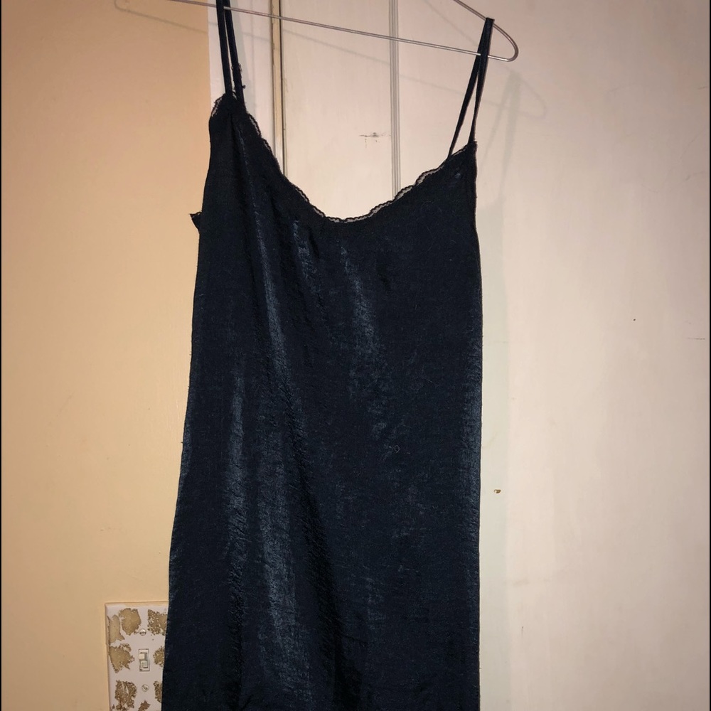 navy hollister slip dress